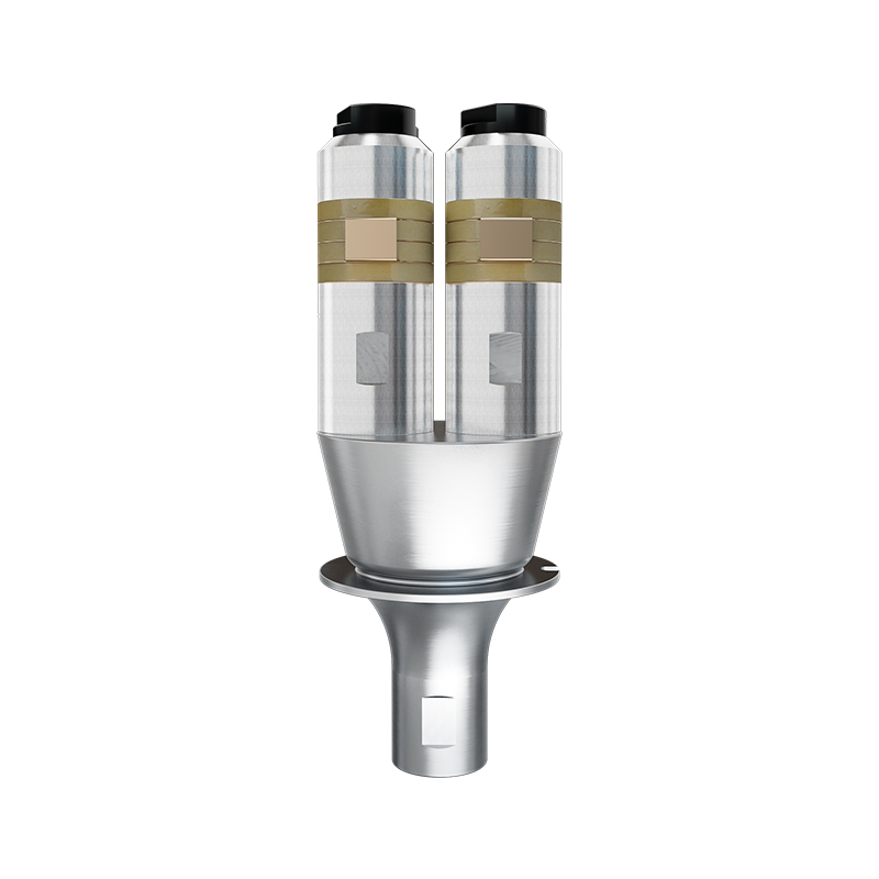 15kHz-4200W 正源荣超声波换能器 双柱直筒(银黄)